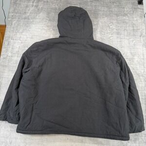 Carhartt Sweatshirt Mens Medium Charcoal Force Hoodie Grey Relaxed Fit Workwear